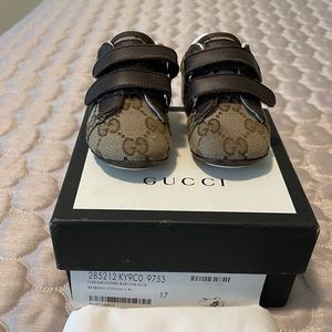 Authentic baby Gucci shoes